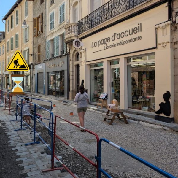 travaux Vizille rue de Gaulle